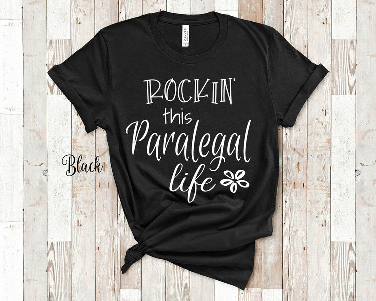 Rockin This Life Paralegal Shirt Gifts for Paralegal - Funny Paralegal Office Tshirt for Paralegal Student Gift or Graduation Gift