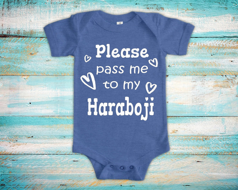 Pass Me To Haraboji Cute Grandpa Baby Bodysuit, Tshirt or Toddler Shirt Korea Korean Grandfather Gift or Pregnancy Announcement