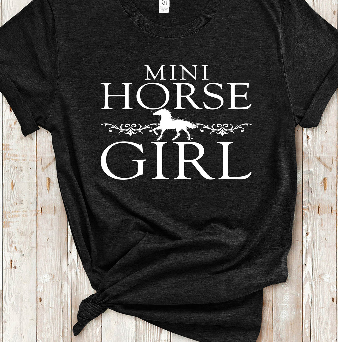 Mini Horse Girl T Shirt - Great Miniature Horse Gifts for Girls or Women Horse Lover Apparel
