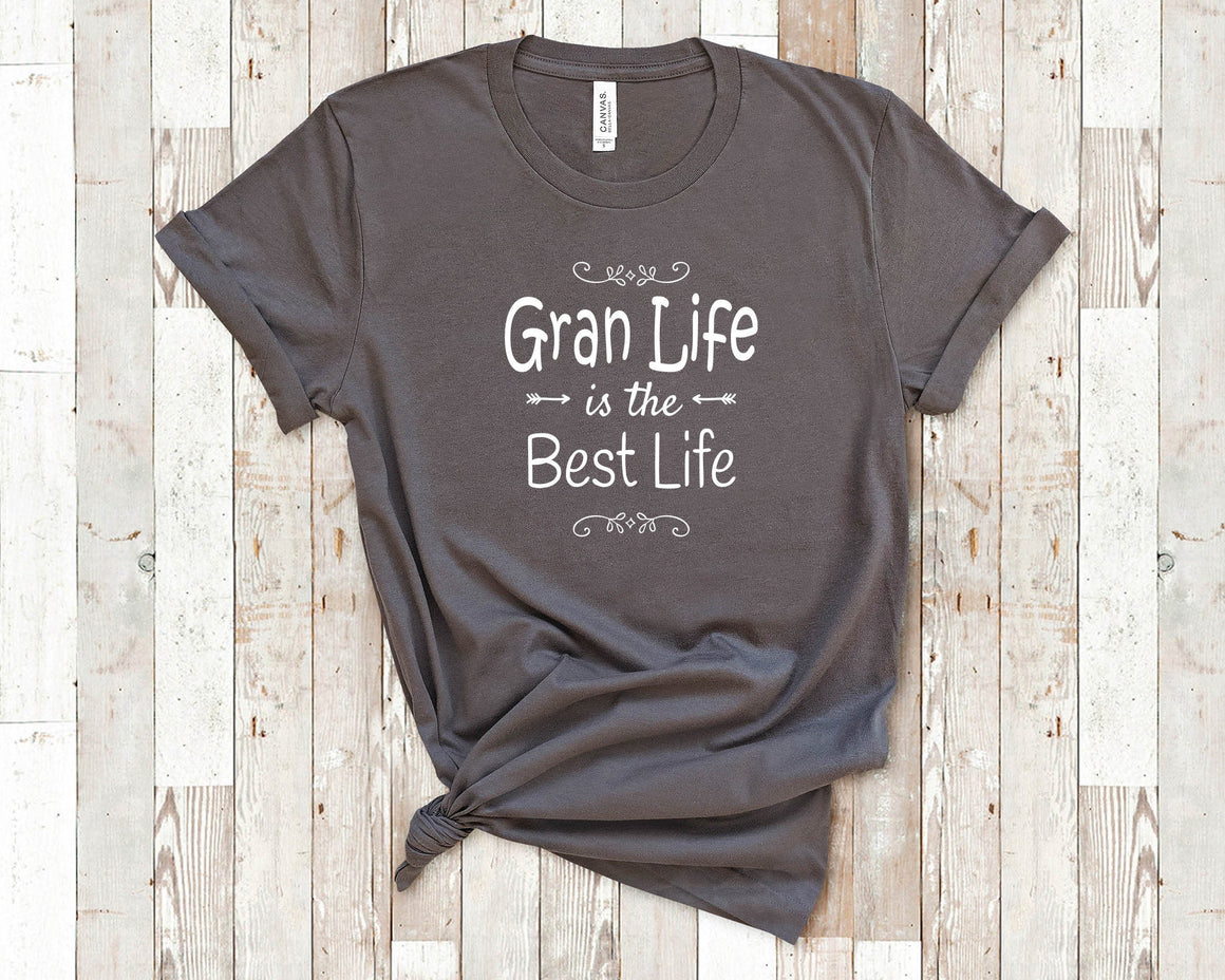 Gran Life Is The Best Life Gran Tshirt, Long Sleeve Shirt and Sweatshirt for Gran Gifts Birthday Christmas Present for Gran
