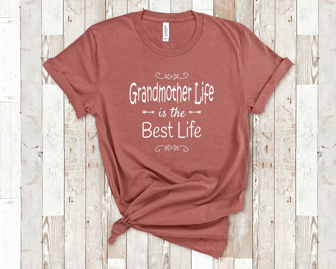 Grandmother Life Is The Best Life Grandmother Tshirt, Long Sleeve Shirt and Sweatshirt for Grandmother Gifts Best Gift Idea for Grandmother Birthday Christmas Present