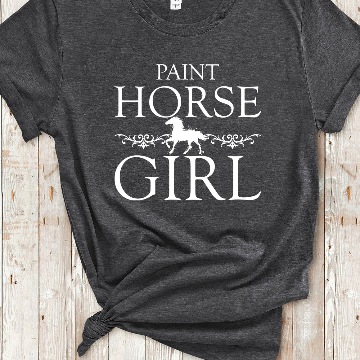 Paint Horse Girl T Shirt - Great Paint Horse Gifts for Girls or Women Horse Lover Apparel