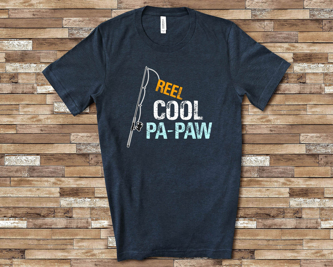 Reel Cool Pa-Paw Shirt Tshirt Pa-Paw Gift from Granddaughter Grandson Birthday Fathers Day Grandparent Gifts for Papaw