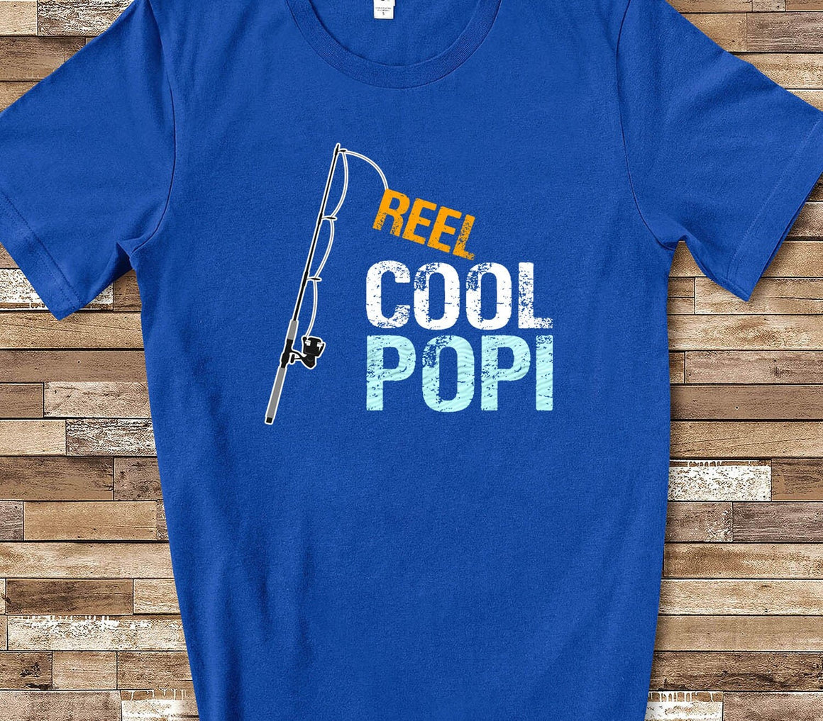 Reel Cool Popi Shirt Tshirt Popi Gift from Granddaughter Grandson Birthday Christmas Fathers Day Gifts for Popi