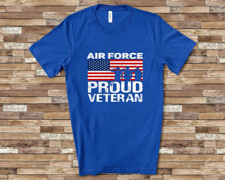 Proud Veteran US Air Force Patriotic Shirt - Great for 4th of July