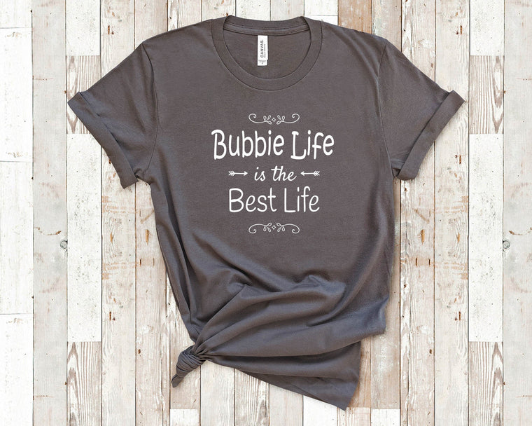 Bubbie Life Is The Best Life Bubbie Tshirt, Long Sleeve Shirt and Sweatshirt Best Gift Idea for Israel Israeli Jewish or Yiddish Grandmother Birthday Christmas Present