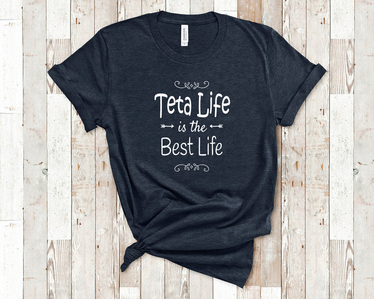 Teta Life Is The Best Life Teta Shirt for Arabia Syria Arabic or Syrian Grandmother Teta Birthday Christmas Mothers Day Gift