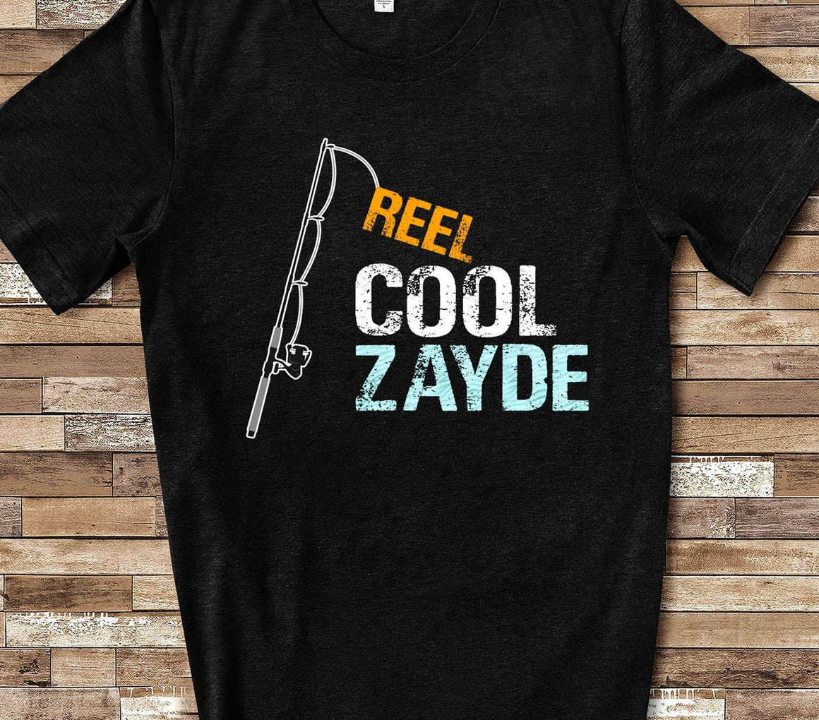 Reel Cool Zayde Shirt Tshirt Zayde Gift from Granddaughter Grandson Birthday Christmas Fathers Day Gifts for Zayde