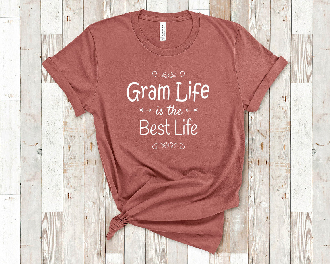 Gram Life Is The Best Life Gram Tshirt, Long Sleeve and Sweatshirt for Gram Gifts Birthday Christmas Present for Gram