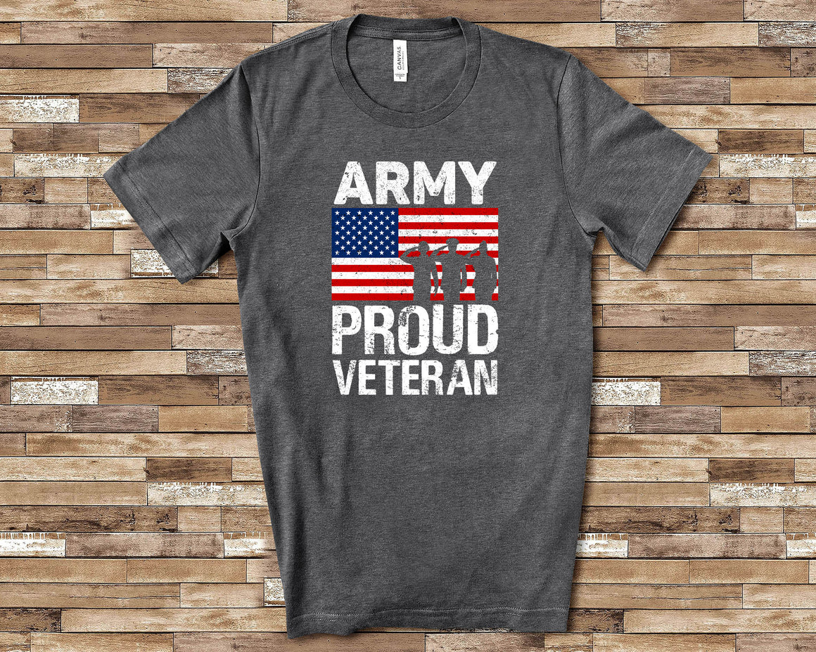 Proud Veteran US Army Patriotic Shirt - Great for 4th of July