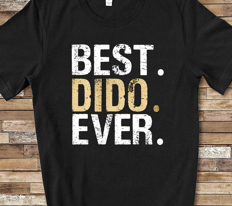 Best Dido Shirt for Grandpa from Granddaughter or Grandson - Unique Birthday Father's Day or Christmas Gifts for Grandfather