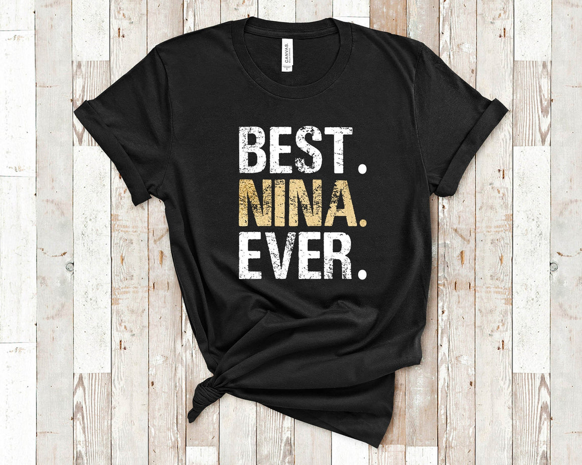 Best Nina Tshirt, Long Sleeve Shirt or Sweatshirt for Mexican Spanish Godmother Birthday Mother's Day Christmas Gifts