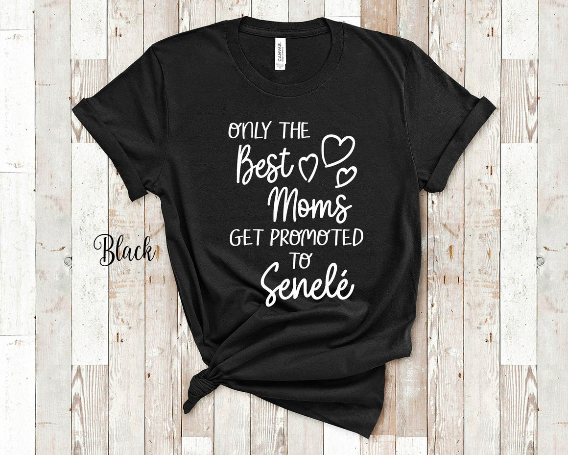 The Best Moms Get Promoted To Senelé for Lithuania Lithuanian Grandma - Birthday Mother's Day Christmas Gift for Grandmother