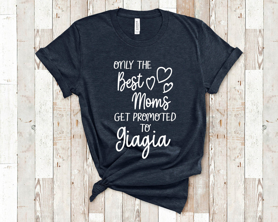 The Best Moms Get Promoted To Giagia for Greece Greek Grandma - Birthday Mother's Day Christmas Gift for Grandmother