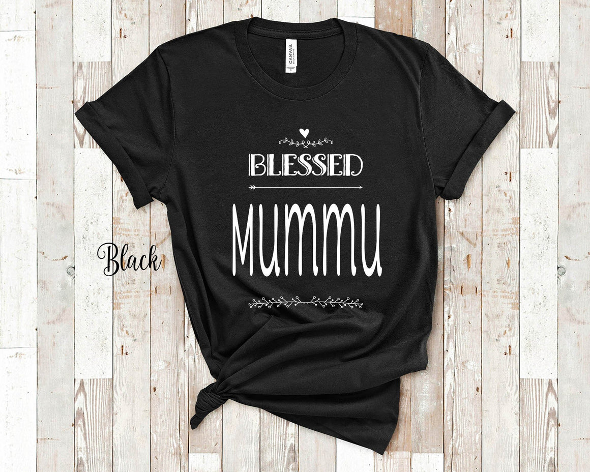 Blessed Mummu Grandma Tshirt, Long Sleeve Shirt and Sweatshirt Finland Finnish Grandmother Gift Idea for Mother's Day, Birthday, Christmas or Pregnancy Reveal Announcement