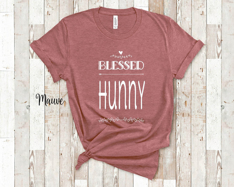 Blessed Hunny Grandma Tshirt, Long Sleeve Shirt or Sweatshirt for a Special Grandmother Gift Idea for Mother's Day, Birthday, Christmas or Pregnancy Reveal Announcement