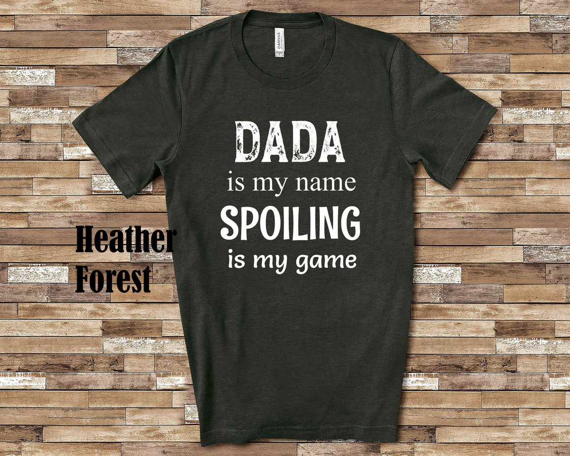 Dada Is My Name Grandpa Tshirt India Indian Grandfather Gift Idea for Father's Day, Birthday, Christmas or Pregnancy Reveal Announcement