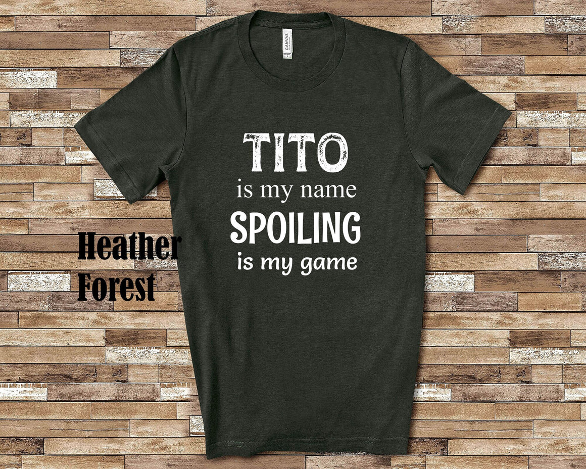 Tito Is My Name Grandpa Tshirt Finland Finnish Grandfather Gift Idea for Father's Day, Birthday, Christmas or Pregnancy Reveal Announcement