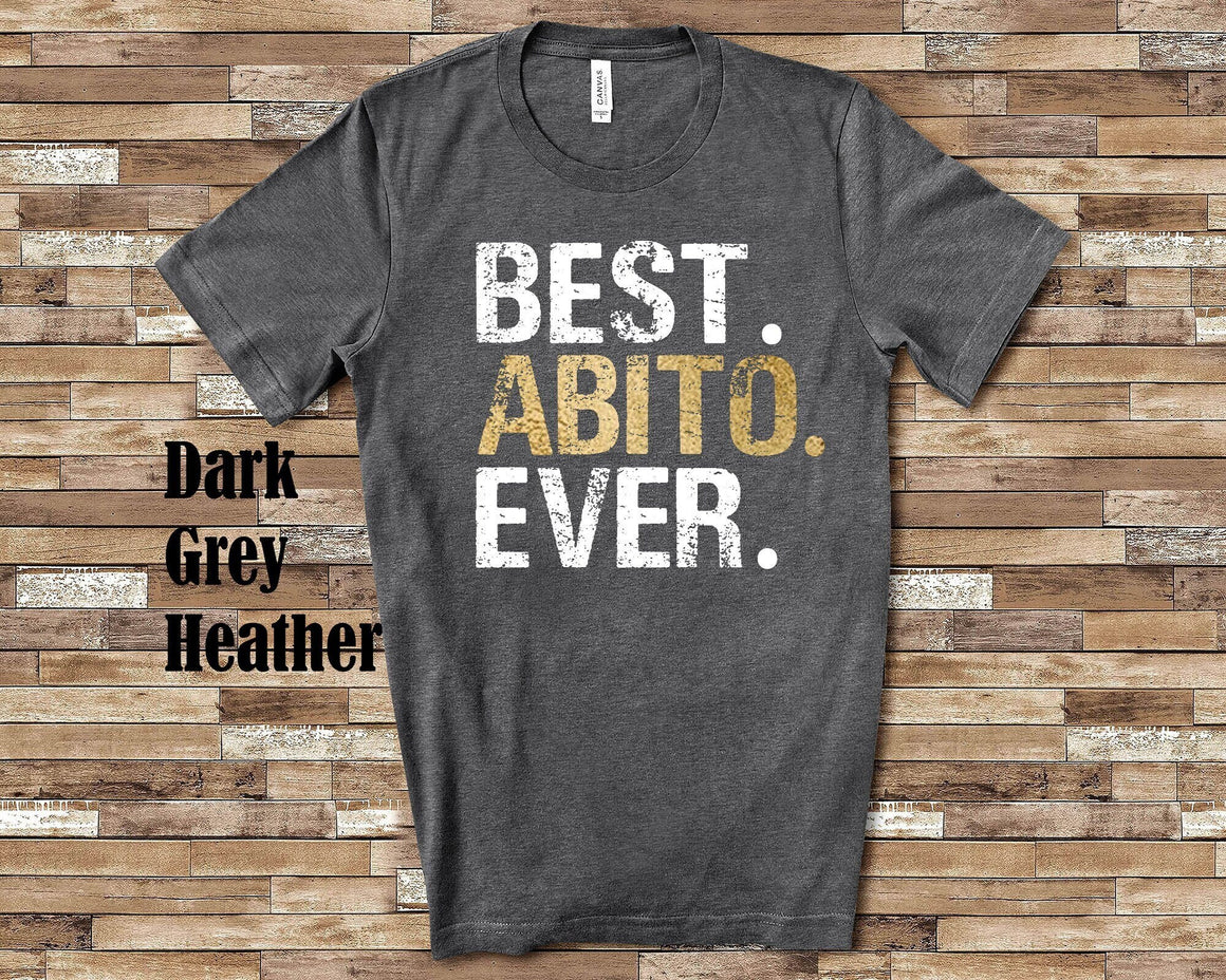 Best Abito Ever Shirt - Unique Idea for Birthday Father's Day or Christmas Gift for Grandfather from Granddaughter or Grandson