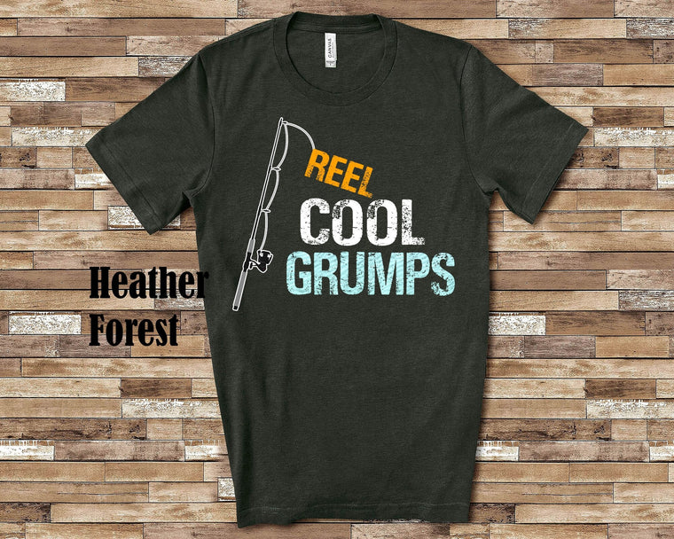 Reel Cool Grumps Shirt Tshirt Grumps Gift from Granddaughter Grandson Birthday Christmas Fathers Day Gifts for Grumps