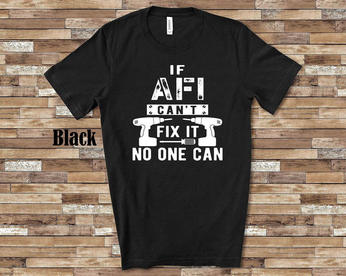 If Afi Can't Fix It No One Can Tshirt Icelandic Nordic Grandfather Gift Idea for Father's Day, Birthday, Christmas Pregnancy Reveal