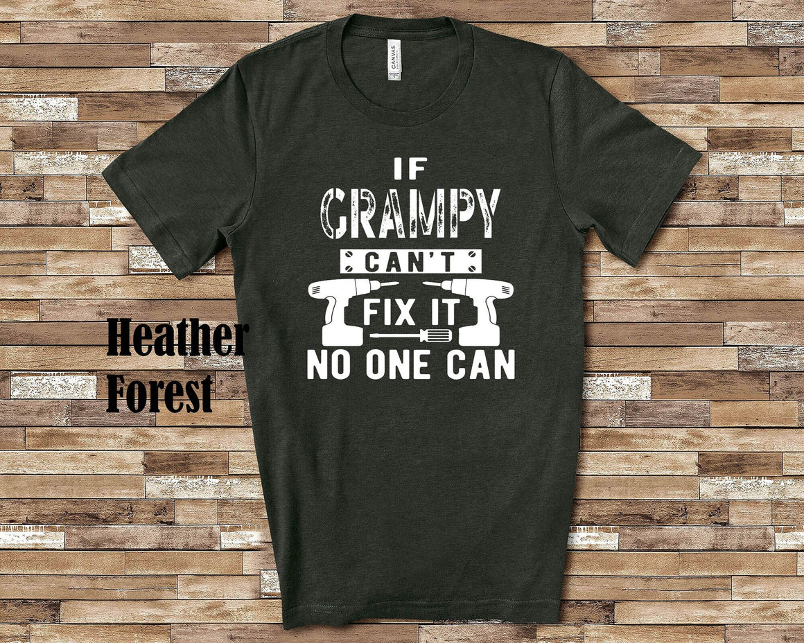 If Grampy Can't Fix It Tshirt, Long Sleeve Shirt, Sweatshirt Special Grandfather Father's Day Christmas Birthday Gift