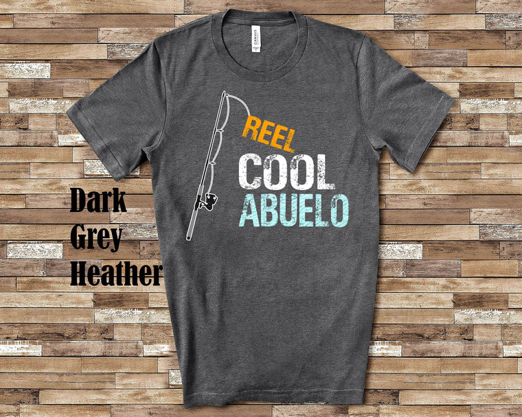 Reel Cool Abuelo Shirt Tshirt Abuelo Gift from Granddaughter Grandson Birthday Christmas Fathers Day Gifts for Abuelo