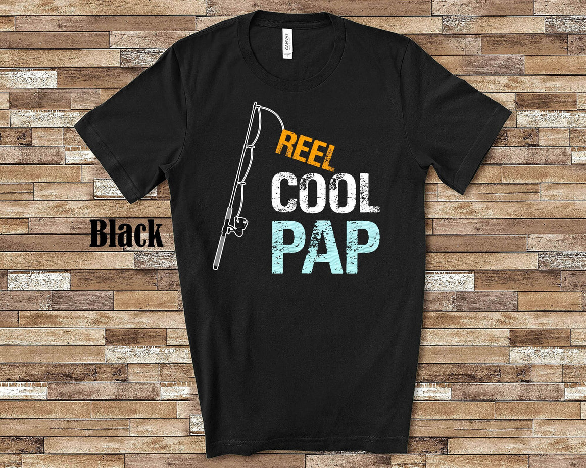 Reel Cool Pap Shirt Tshirt Pap Gift from Granddaughter Grandson Birthday Christmas Fathers Day Gifts for Pap