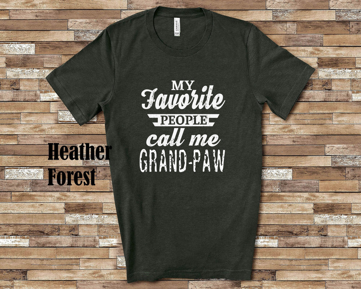My Favorite People Grand-Paw Tshirt, Long Sleeve Shirt, Sweatshirt Special Grandfather Father's Day Christmas Birthday Gift