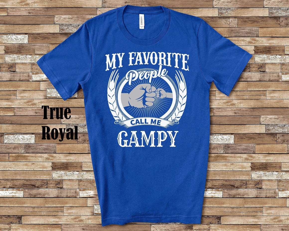 My Favorite People Gampy fist bump Tshirt, Long Sleeve Shirt Sweatshirt Special Grandfather Father's Day Christmas Birthday Gift