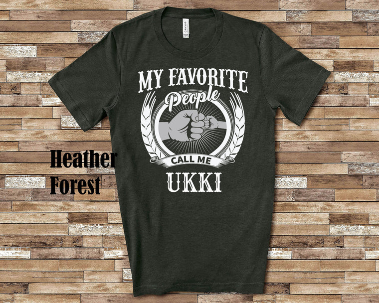 My Favorite People Ukki fist bump Tshirt, Long Sleeve Shirt, Sweatshirt Finnish Grandfather Father's Day Christmas Birthday Gift