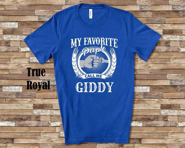 My Favorite People Call Me Giddy fist bump Tshirt, Long Sleeve Shirt, Sweatshirt Syrian Grandfather Father's Day Birthday Gift
