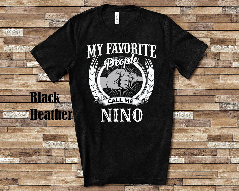My Favorite People Nino fist bump Tshirt, Long Sleeve Shirt, Sweatshirt for a Mexican Godfather Father's Day Christmas Birthday Gift