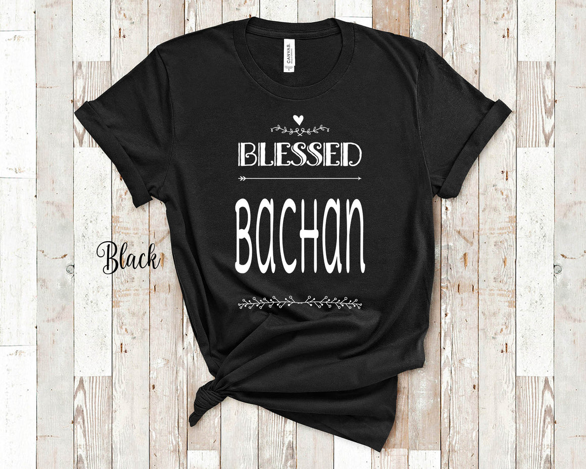 Blessed Bachan Grandma Tshirt, Long Sleeve Shirt and Sweatshirt Japan Japanese Grandmother Gift Idea for Mother's Day, Birthday, Christmas or Pregnancy Reveal Announcement