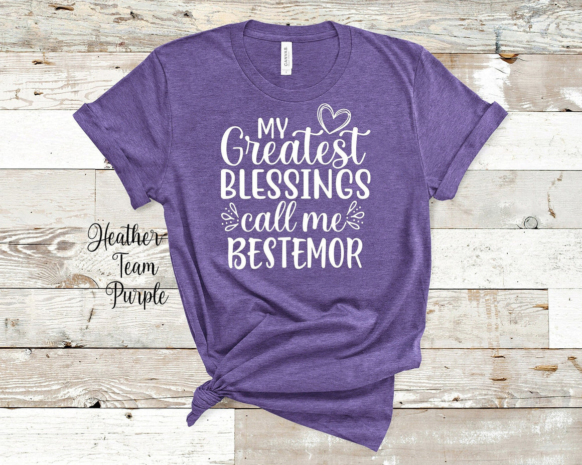 My Greatest Blessings Call Me Bestemor Grandma Tshirt, Long Sleeve and Sweatshirt Norwegian Grandmother Gift Idea for Mother's Day, Birthday, Christmas Pregnancy Reveal