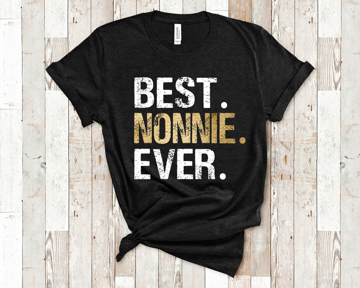 Best Nonnie Ever Grandma Tshirt, Long Sleeve Shirt and Sweatshirt Italy Italian Grandmother Gift Idea for Mother's Day, Birthday, Christmas or Pregnancy Reveal Announcement